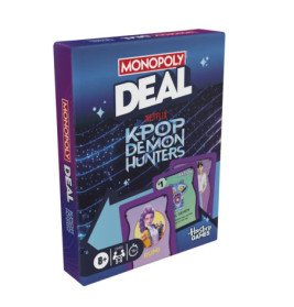 Hasbro Monopoly Deal KPOP Demon Hunters – Schnelles Strategie Kartenspiel mit KPOP Thema