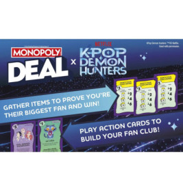 Hasbro Monopoly Deal KPOP Demon Hunters – Schnelles Strategie Kartenspiel mit KPOP Thema