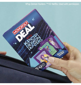 Hasbro Monopoly Deal KPOP Demon Hunters – Schnelles Strategie Kartenspiel mit KPOP Thema