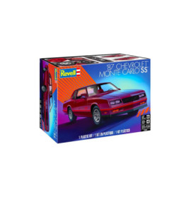 Revell 87 Chevrolet Monte Carlo SS Modellbausatz – Amerikanischer Muscle Car Klassiker