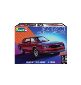 Revell 87 Chevrolet Monte Carlo SS Modellbausatz – Amerikanischer Muscle Car Klassiker