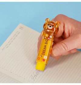 RETRACTABLE ERASER - MEOW - Teddy Bear