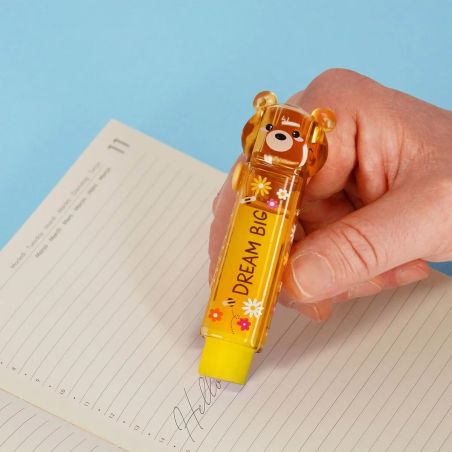 RETRACTABLE ERASER - MEOW - Teddy Bear