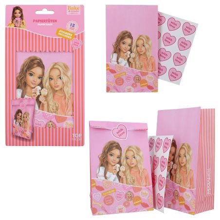 TOPModel Papiertüten inkl. Stickern BAKE