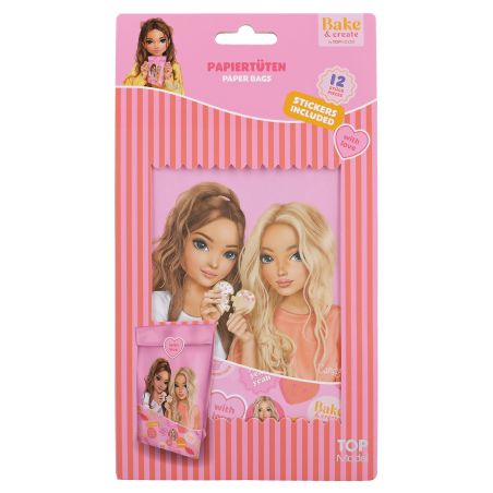 TOPModel Papiertüten inkl. Stickern BAKE
