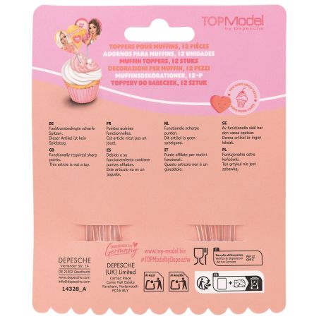 TOPModel Muffin Topper 12 Stück BAKE