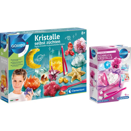 Bundle Kristalle selbst züchten +Schmuck
