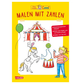 Conni Gelbe Reihe (Beschäftigungsbuch): Malen mit Zahlen