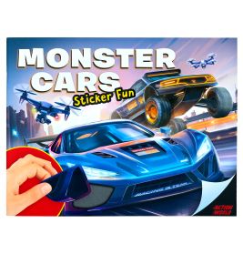 Depesche Monster Cars Sticker Fun Heft – Gestalte deine eigenen Abenteuer (14206)