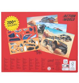 Depesche Monster Cars Sticker Fun Heft – Gestalte deine eigenen Abenteuer (14206)