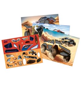 Depesche Monster Cars Sticker Fun Heft – Gestalte deine eigenen Abenteuer (14206)