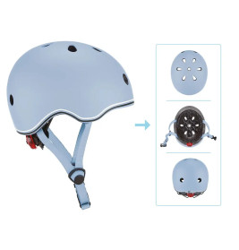 GLOBBER HELM GO-UP LIGHTS Gr. XXS/XS 45-51 blaubeere