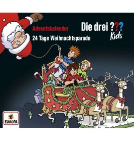 Hörspiel WILDSCHÜTZ Die drei ??? Kids: 24 Tage Weihnachtsparade CD-Box | Adventskalender für Kinder