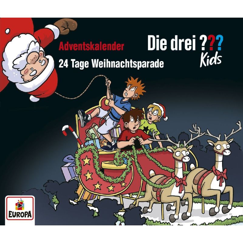 Hörspiel WILDSCHÜTZ Die drei ??? Kids: 24 Tage Weihnachtsparade CD-Box | Adventskalender für Kinder