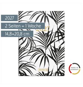 BRUNNEN Buchkalender A5 2S/1W Jungle 2027 – Wild geplant ins neue Jahr