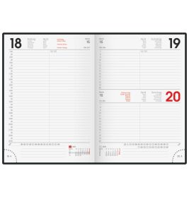 BRUNNEN Buchkalender A5 Grau 2027 – Eleganter Planer für Dein Jahr