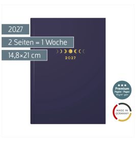 BRUNNEN Buchkalender Young A5 2S/1W Move 2027 – Dynamische Planung