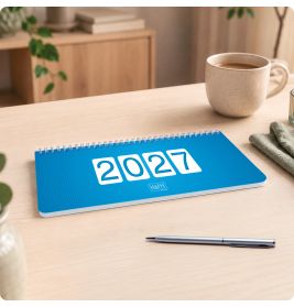 Tischkalender königsblau 2027,