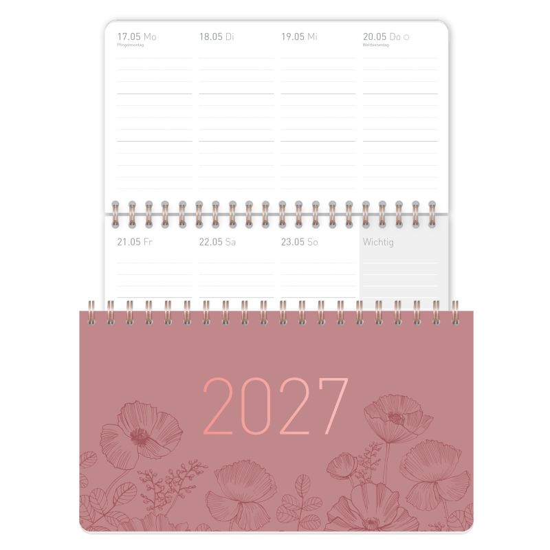 Tischkalender Pocket 2027 sortiert