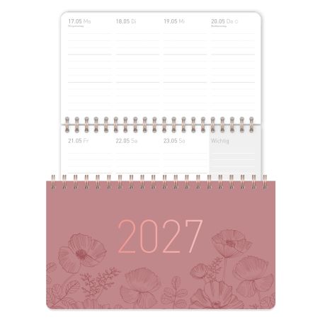 Tischkalender Pocket 2027 sortiert