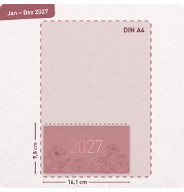 Tischkalender Pocket 2027 sortiert