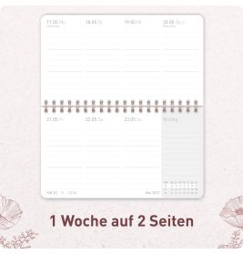 Tischkalender Pocket 2027 sortiert
