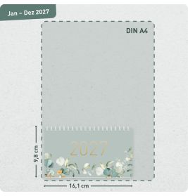 Tischkalender Pocket 2027 sortiert