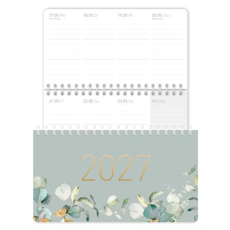 Tischkalender Pocket 2027 sortiert