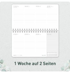Tischkalender Pocket 2027 sortiert