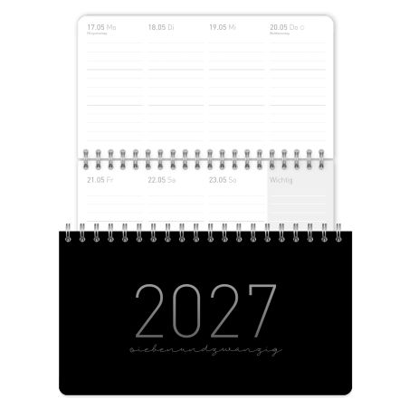 Tischkalender Pocket 2027 sortiert