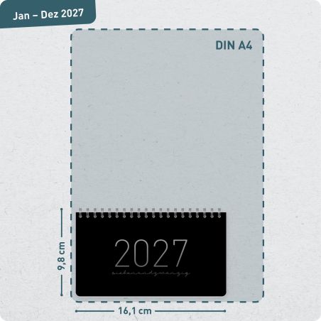 Tischkalender Pocket 2027 sortiert