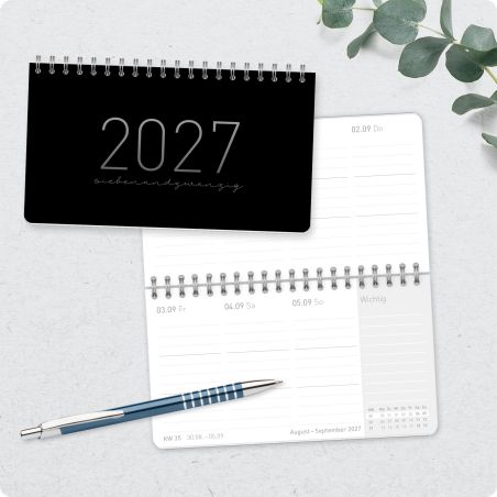 Tischkalender Pocket 2027 sortiert
