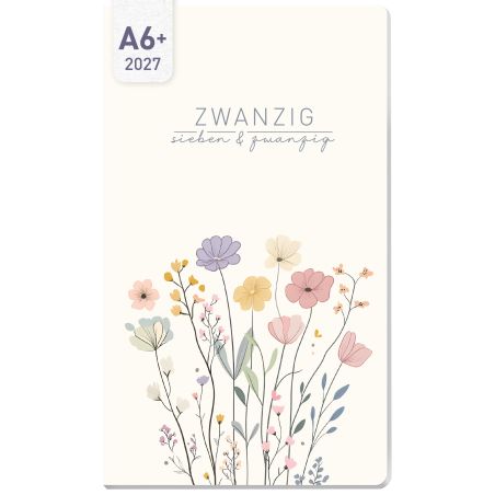 Monatskalender Pocket slim 2027A6 sortiert