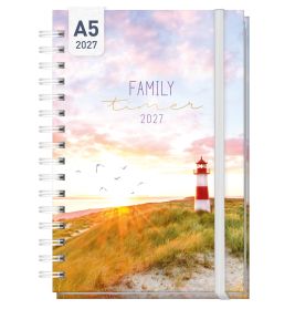 Familienkalender Family Timer 2027, sortiert