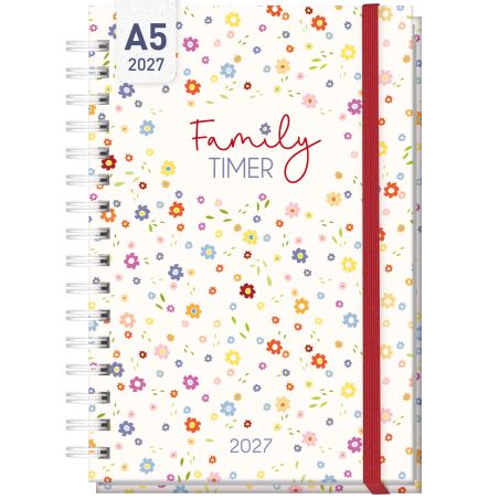 Familienkalender Family Timer 2027, sortiert
