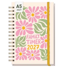 Familienkalender Family Timer 2027, sortiert