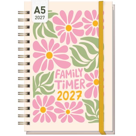 Familienkalender Family Timer 2027, sortiert