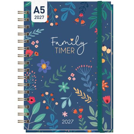 Familienkalender Family Timer 2027, sortiert