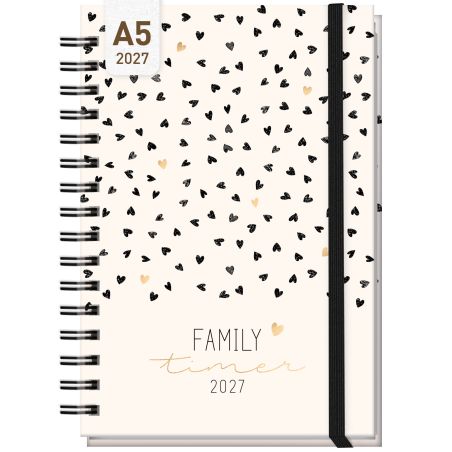 Familienkalender Family Timer 2027, sortiert