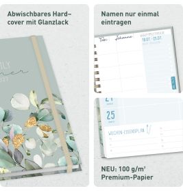 Familienkalender Family Timer 2027, sortiert