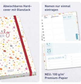 Familienkalender Family Timer 2027, sortiert