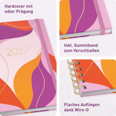 Lieblings-Timer 2027, A5, 1W/2S sortiert