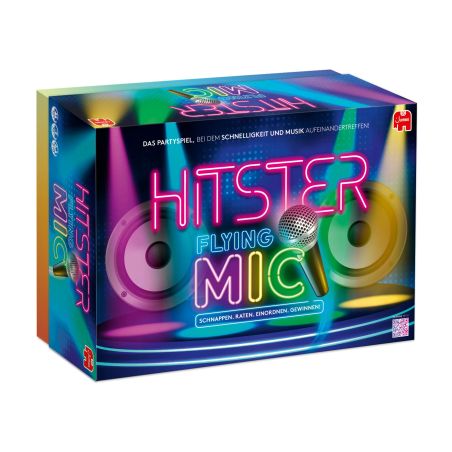 Jumbo: Hitster – Flying Mic. Das interaktive Karaoke-Partyspiel ab 16 Jahren