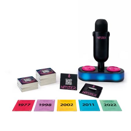 Jumbo: Hitster – Flying Mic. Das interaktive Karaoke-Partyspiel ab 16 Jahren
