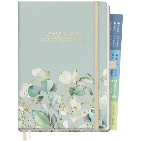 Chäff-Timer Premium 2027, A5, minty leaves