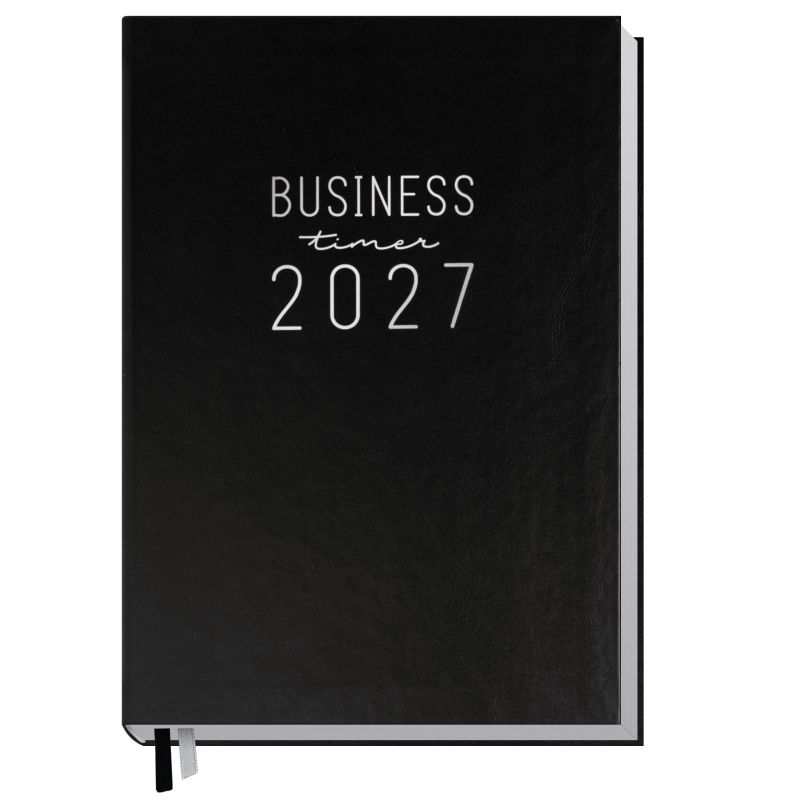 Business-Timer 2027 - schwarzA5,