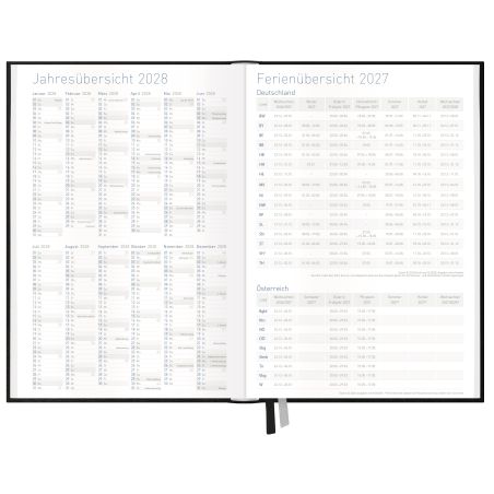 Business-Timer 2027 - schwarzA5,