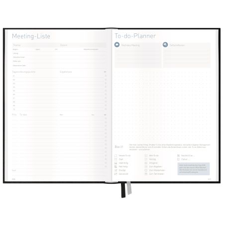 Business-Timer 2027 - schwarzA5,