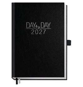 Organizer Day by Day 2027, A5,schwarz