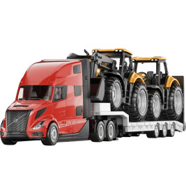 SIKU 1785Volvo Lkw mit JCB Traktoren